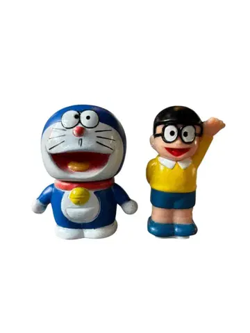 레어 도라에몽 진구 손가락 인형 소프트 비닐 피규어 쇼와 레트로 소학관