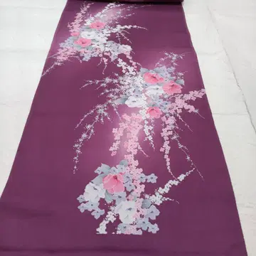 순수 실크 부케 패턴 옷감 (991)