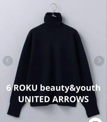 [ 6 ROKU b&y UNITED ARROWS ] 터틀넥 니트