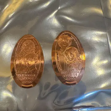 유니버셜 덴지&레제 수베니어 메달 하야카와 아키&천사 체인소 맨 USJ