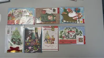 디즈니 크리스마스 엽서 세트 일괄