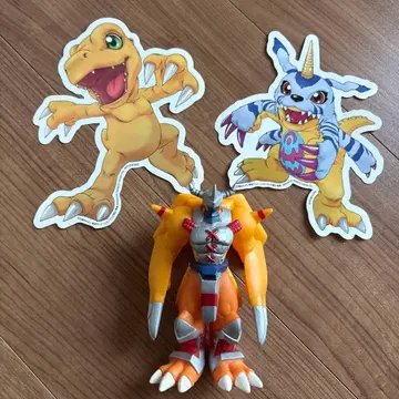 반다이 디지몬 어드벤처 워그레이몬 소프트 비닐 씰 2장 포함