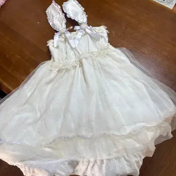 아마벨 토끼 오버롤 스커트