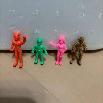 쇼와 레트로 지우개 세트 4개 당시 물품