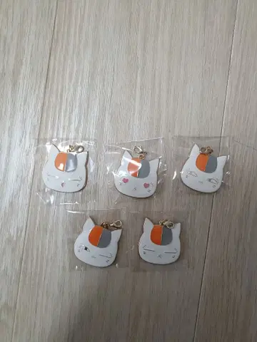 나츠메 우인장 냥코 선생님 페이스 참 5개 세트 [한정판 컴플리트]