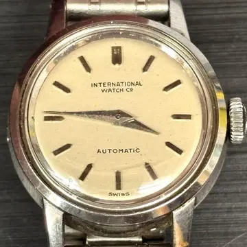 빈티지 IWC 여성용 오토매틱 1970년대 작동품