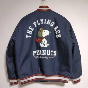 새상품급 레어 아비렉스 피넛 바시티 자켓 2024