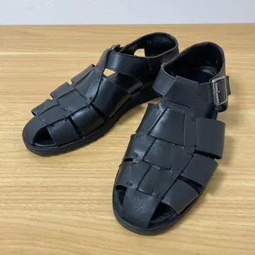 파라부트 구르카 샌들 가죽 블랙