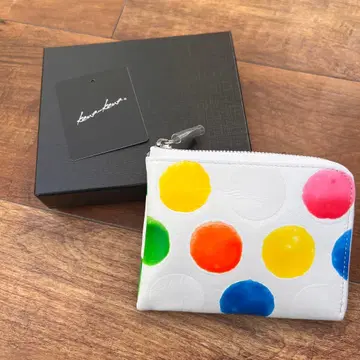 새상품 이아파피요네 카와카와 super soft L자 지퍼 미니 지갑