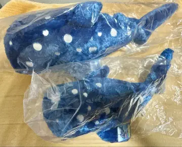 [새상품/배송비 포함 익명 배송] 해유관 봉제 인형 고래상어 모자 2체