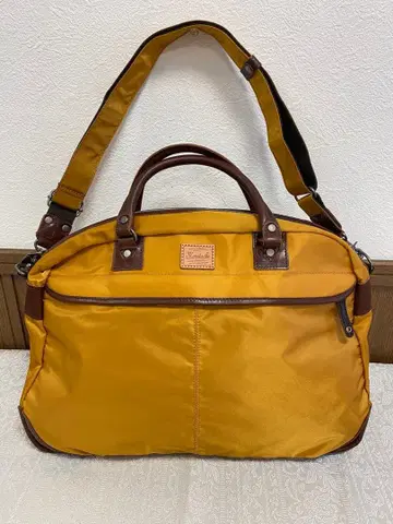 moustache 머스타드 나일론 보스턴 백 두께 조정