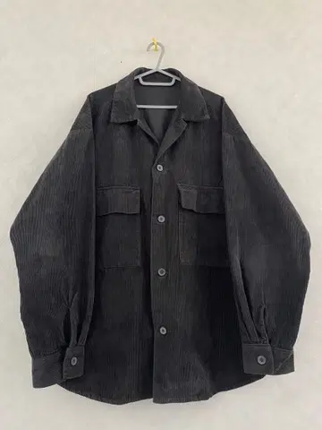 새상품급 GU 코듀로이 CPO 셔츠 사이즈 XL GRAY 남성용 지유