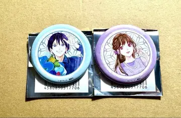 노라가미 프린세스 카페 캔뱃지 야토 히요리 2점 세트