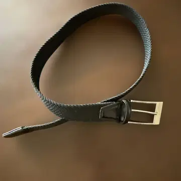 블랙 웨빙 벨트 사각 버클