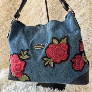 Think bee! 싱크비 원숄더백 데님 장미