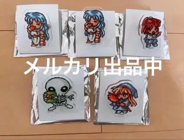 뿌요뿌요 뿌요뿌요통 아크릴 배지 아루루 루루 위치 스켈레톤T