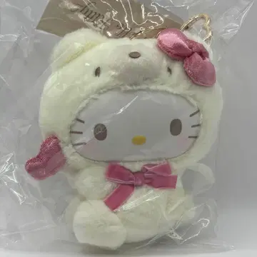산리오 헬로키티 인형옷 마스코트 홀더 엔젤 베어