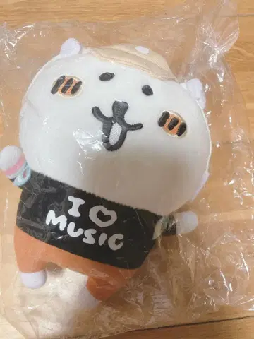 농담곰 봉제 인형 이어폰 파우치