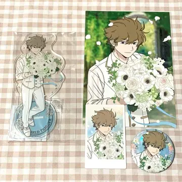 월드 트리거 휴스 bouquet 아크릴 스탠드 배지 묶음 판매