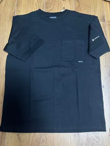 스노우피크 블랙 반팔 티셔츠