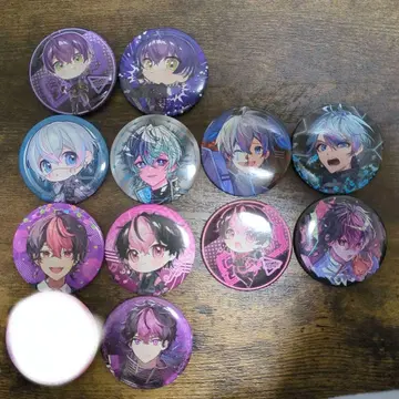 SIXFONIA 이루마 코사메 란 캔뱃지 11개