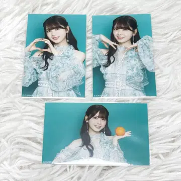 노기자카46 츠츠이 아야메 미니 브로마이드 네이블 오렌지 컴프