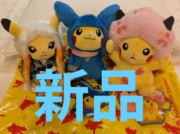 포켓몬 센터 도쿄DX 니혼바시 한정 피카츄 3체 세트