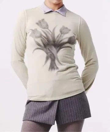 Kijun/키준 Romantic Jersey Top 내추럴