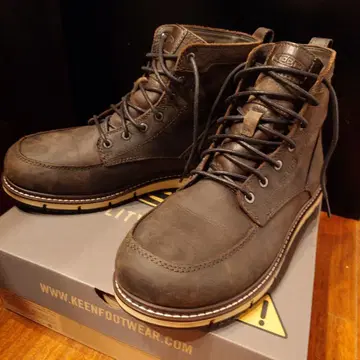 새상품 KEEN 워크 부츠 다크 브라운 29cm