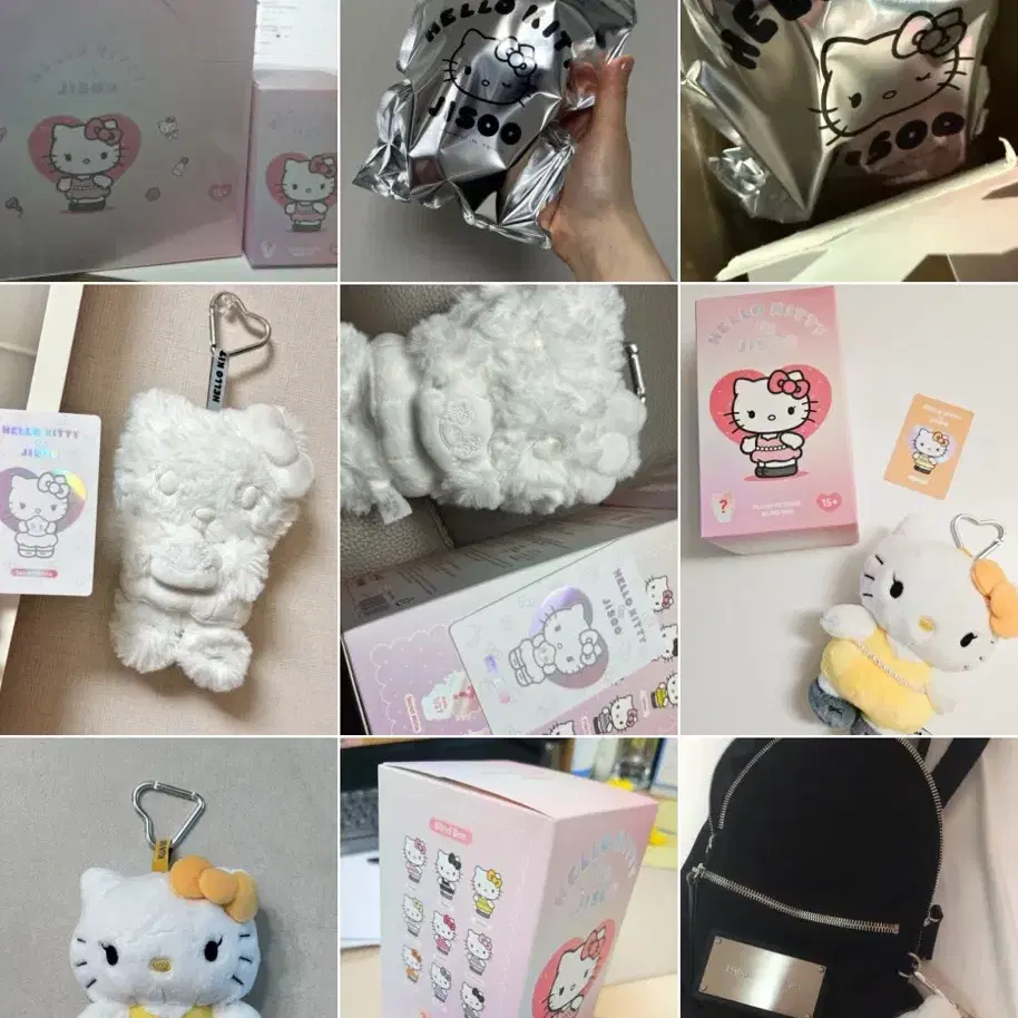 Hello Kitty Jisoo Keyring Secret White (vinyl only unsealed) #지수