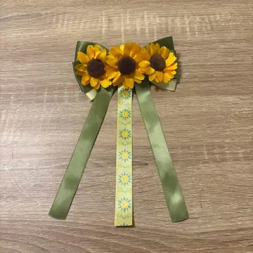 홍콩 디즈니 안나 해바라기 머리핀