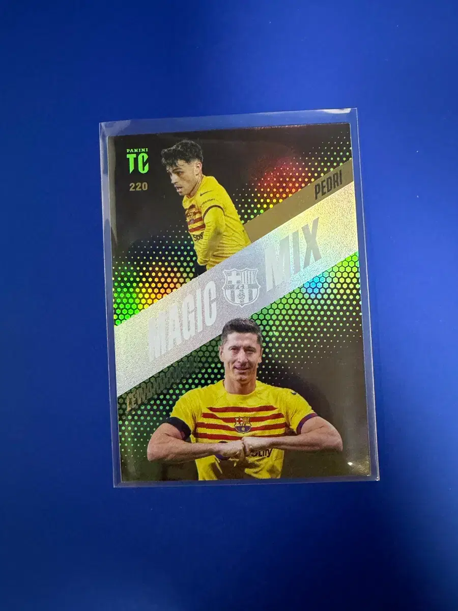 스포츠카드 PANINI 파니니 PEDRI LEWANDOWSKI