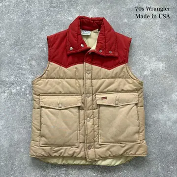 [ Wrangler ] 70s 랭글러 충전솜 베스트 USA제 빈티지