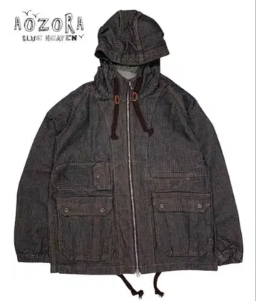 AOZORA BLUE HEAVEN 아오조라 자수 후드티 자켓