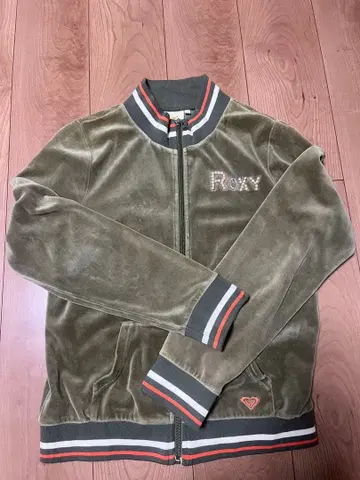 [레어] Y2K 헤이세이 갸루 그런지 Roxy 벨로아 지퍼 저지