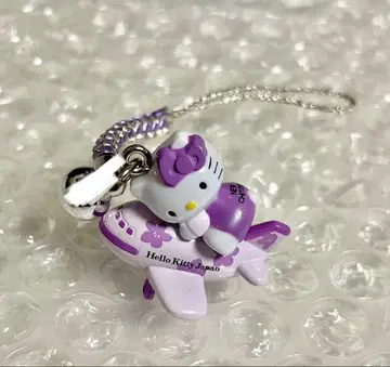 헬로키티 홋카이도 한정 끈 스트랩 지역 한정 키티 라벤더 레어