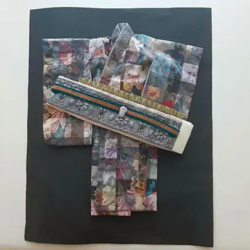 네오 브라이스용 아웃핏 기모노 중고품