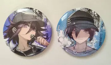 뉴 단간론파 V3 오마 코키치 사이하라 슈이치 캔 배지 2개 세트