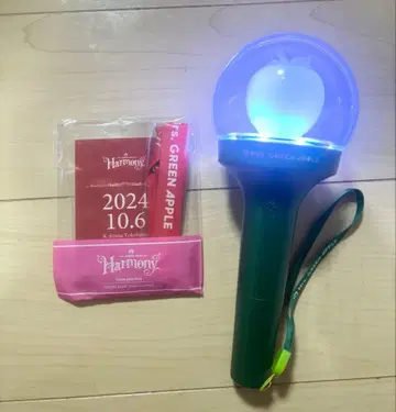 Mrs.GREENAPPLE 응원봉 사과잼 시트 특전