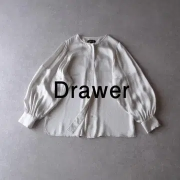 새상품급 드로어 7만 6천 실크 100% 노카라 블라우스 Drawer B