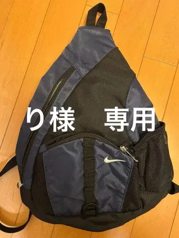 새상품급 NIKE mini one shoulder bag navy