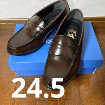 로퍼 24.5 새상품급 다크 브라운 ENTRY
