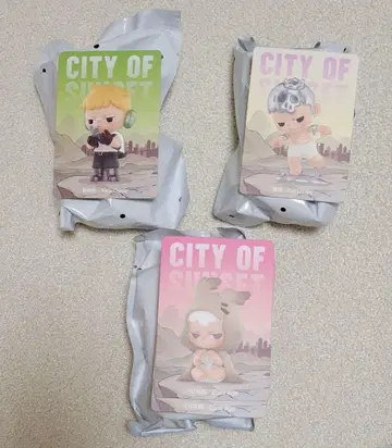 POP MART KUBO City of Sunset 피규어 세트