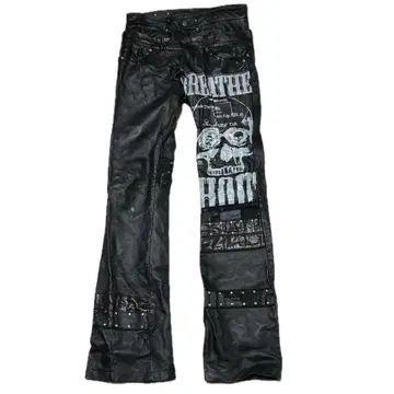 h.NAOTO D.I.E ROCK flare leather pants