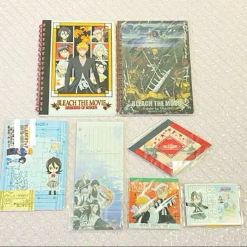 BLEACH 노트 메모장 기름종이 퍼즐 카드 이치고 히나마리 뱌쿠야