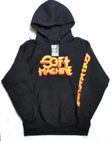 SM 맨투맨 후드티 L BLACK 미사용 택 포함 소프트 머신