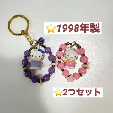 HELLO KITTY 헬로키티 키링 헤이세이 레트로 2개