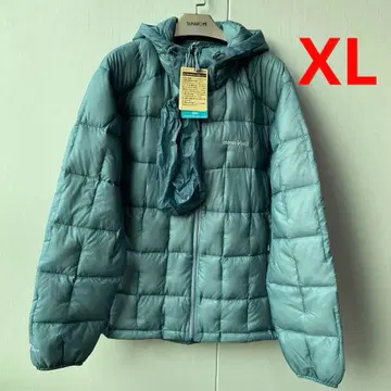 montbell 네쥬 다운 파카 XL 스카이블루 수납 봉투 포함