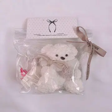 Pupuland 머플러 화이트 베어 스퀴즈