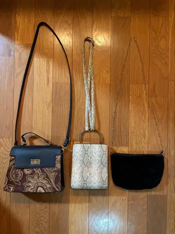 백 세트 (브라운, 골드, 블랙)